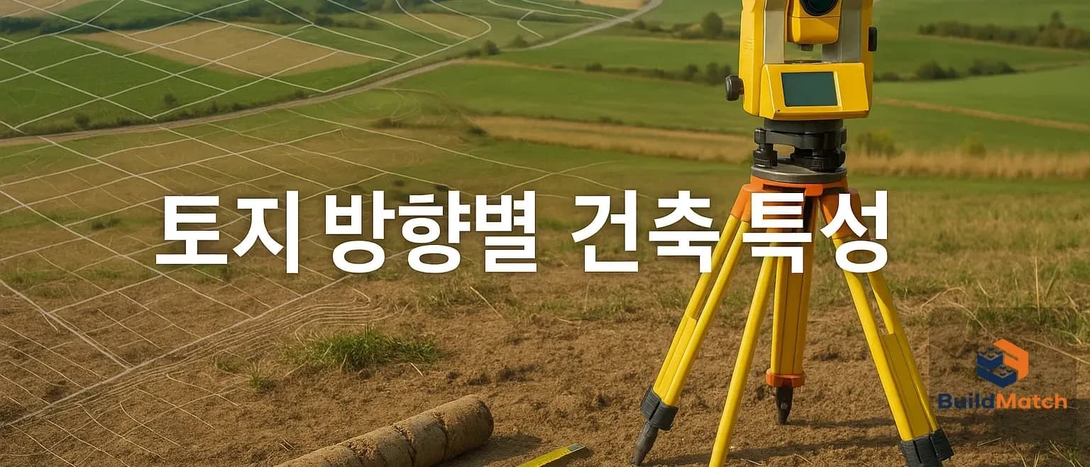 토지 방향별 건축 특성