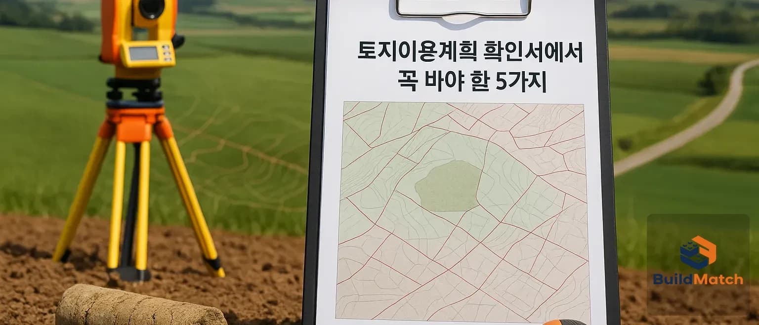 토지이용계획 확인서에서 꼭 봐야 할 5가지